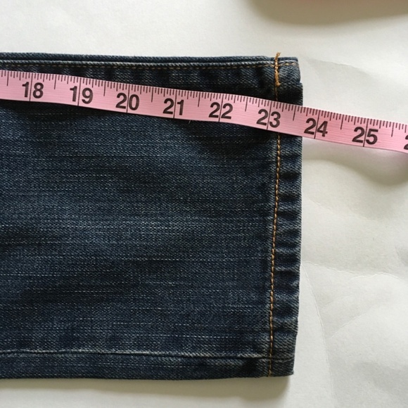 Boys Gap Kids Denim Jeans Slim Straight Adjustable Waist Blue Sz 8 Dark Wash NWT - Picture 16 of 16